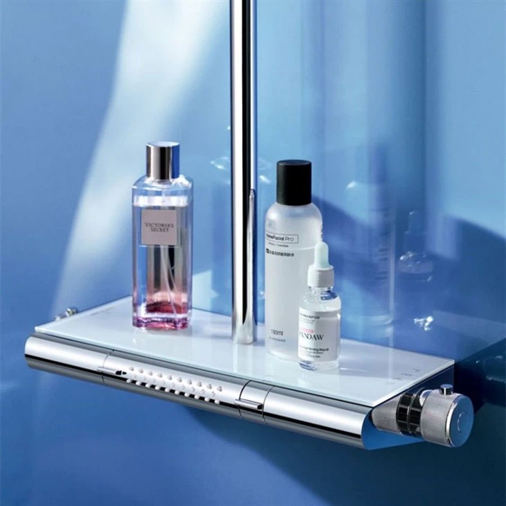 Thermostatic Shower System With Rainfall Shower